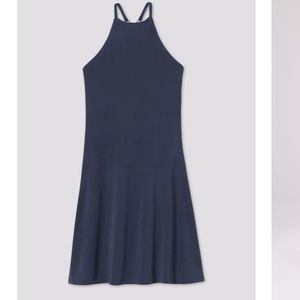 Girlfriend collective Naomi dress midnight L